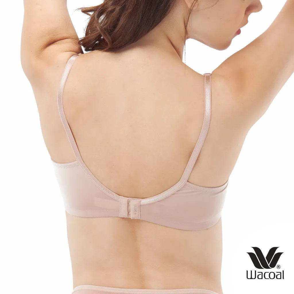 Wacoal Surprise Comfort Bra บราไร้โครง ฟองน้ำบาง 8 มิล นุ่มสบาย รุ่น WB3X96 สีเบจ (BE)