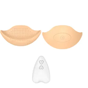 Wearable Breast Expansion Cup Massager - Remote Control Nipple Vibrator Sex Toy for Women