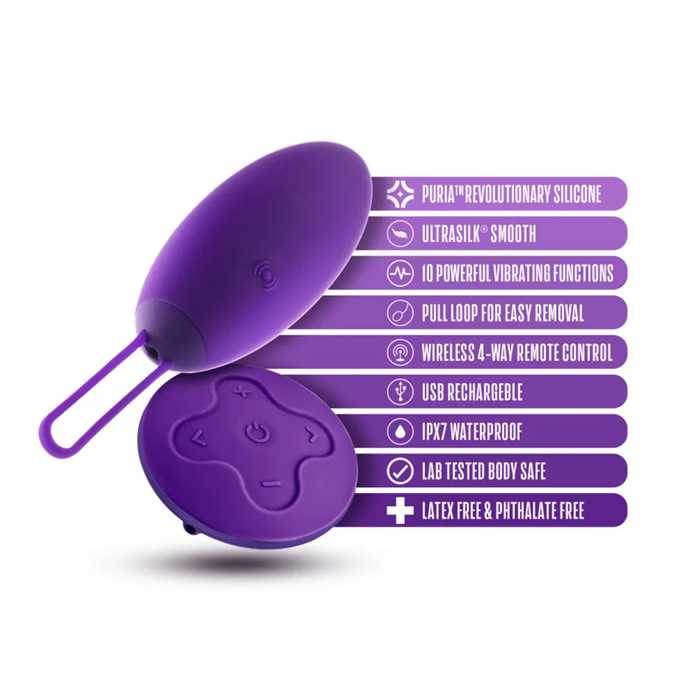 Wellness Imara Vibrating Egg With Remote (Purple)