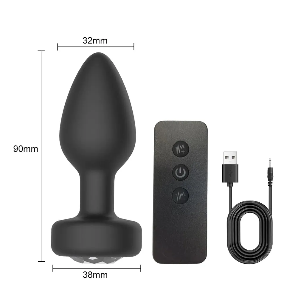 Wireless Anal Vibrator: 10-Mode Silicone Prostate & Butt Plug Massager