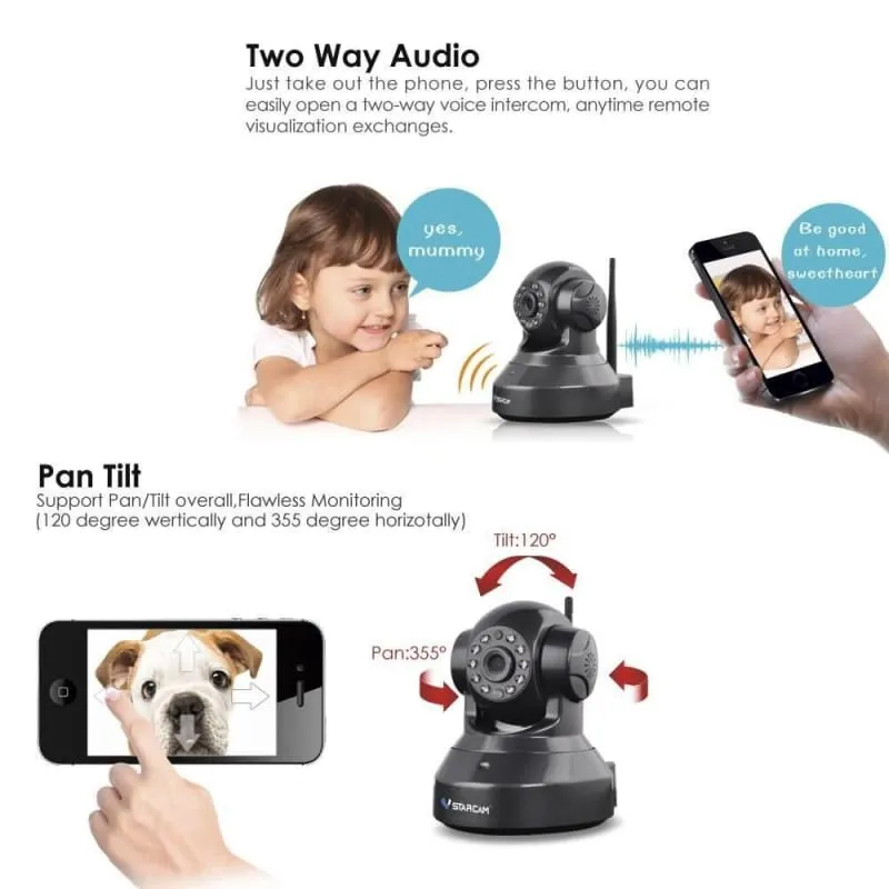 Wireless Baby Monitor with Video Record