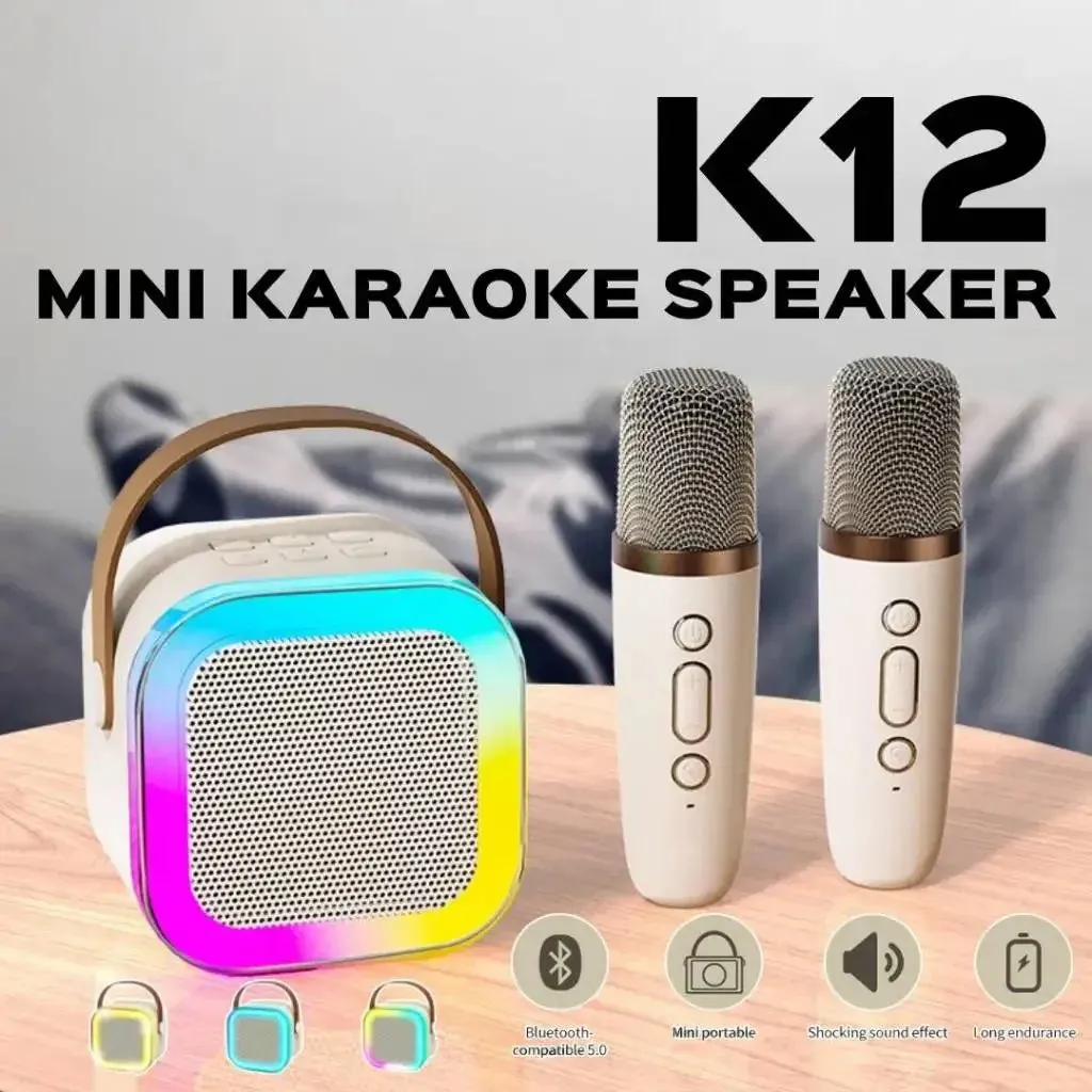 Wireless Bluetooth Speaker Portable Karaoke with Mic