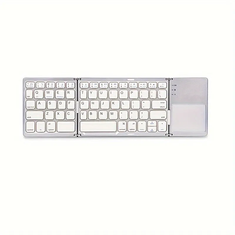 Wireless Folding Keyboard Keyboard With Touchpad For Windows, Android, IOS, Phone, Multi-Function Button Mini Keyboard