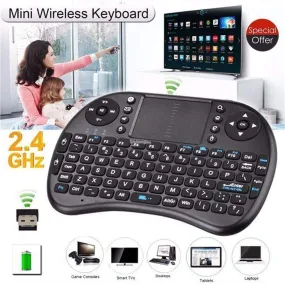 Wireless Keyboard Handheld Touch-pad Keyboard Mouse for PC