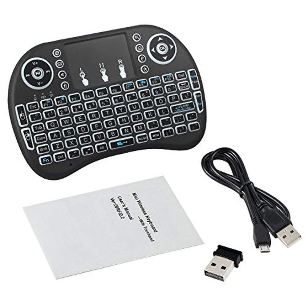 Wireless Keyboard Handheld Touch-pad Keyboard Mouse for PC