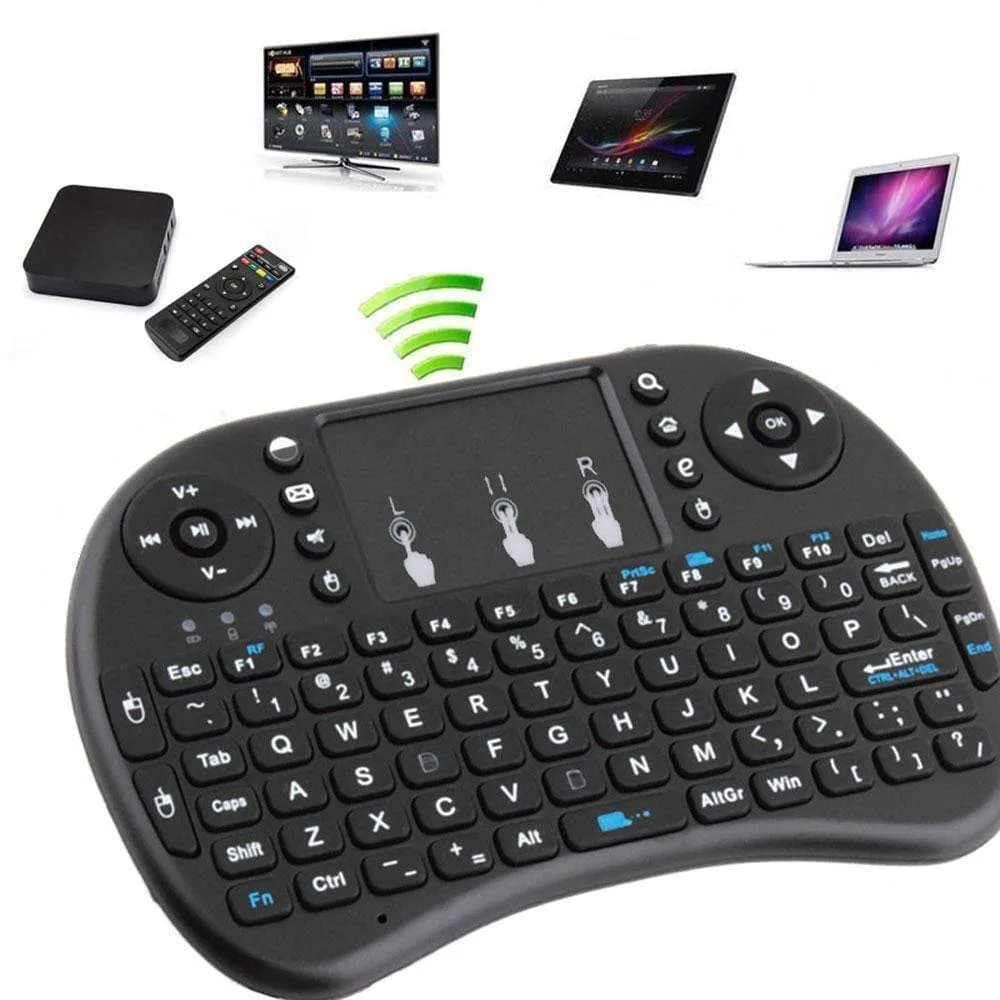 Wireless Keyboard Handheld Touch-pad Keyboard Mouse for PC