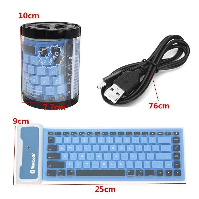 Wireless Soft Silicone Keyboard