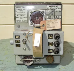 WW2 1943 Canadian WS19 Wireless Set No.19 MKII Power Supply Unit ZA10572