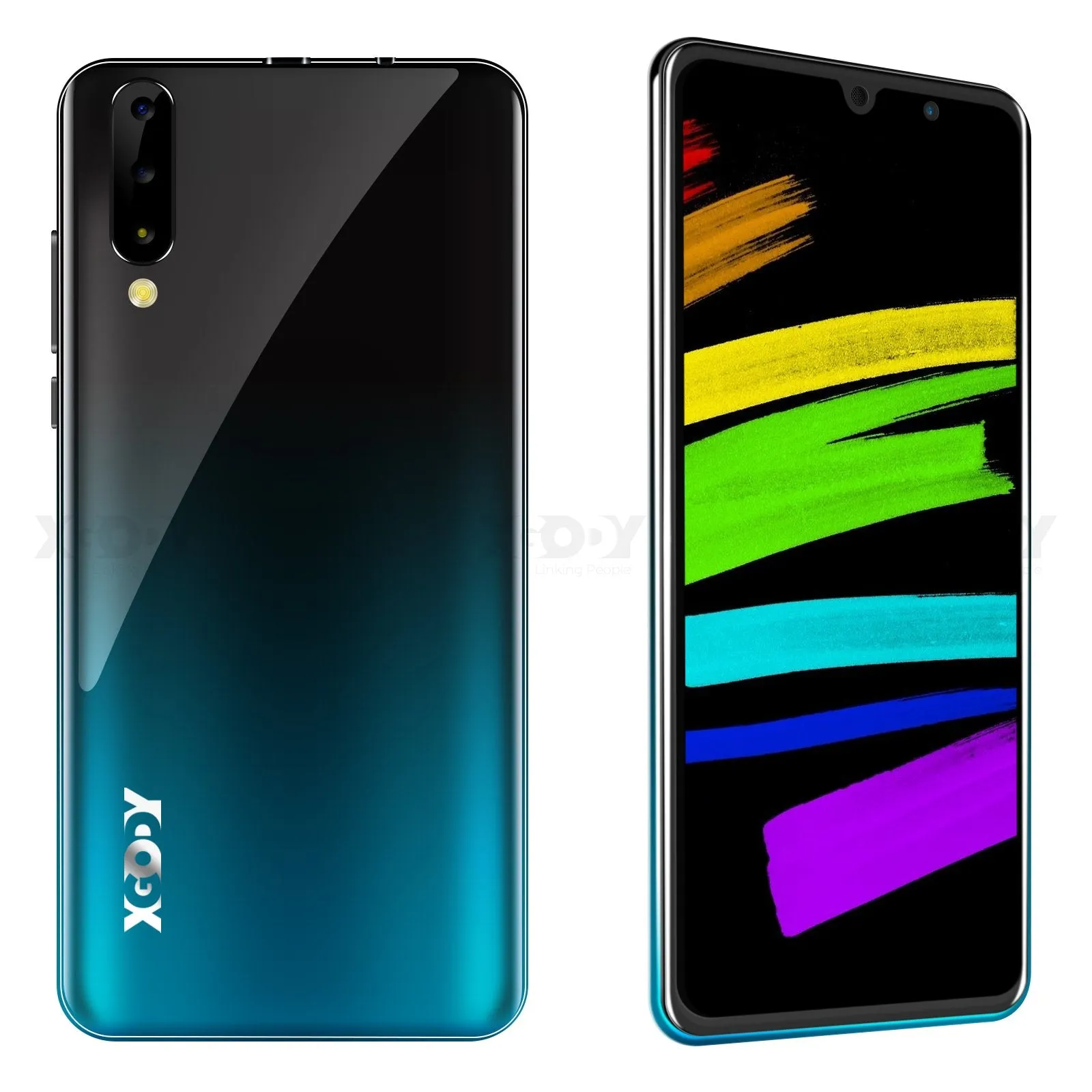 XGODY P30 6'' unlocked Android 9.0 Aurora Smartphone