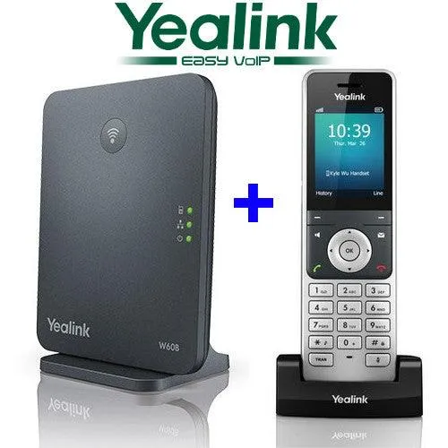 Yealink W60B DECT Base Station   W56H Handset IP Phone Package W60-PACK