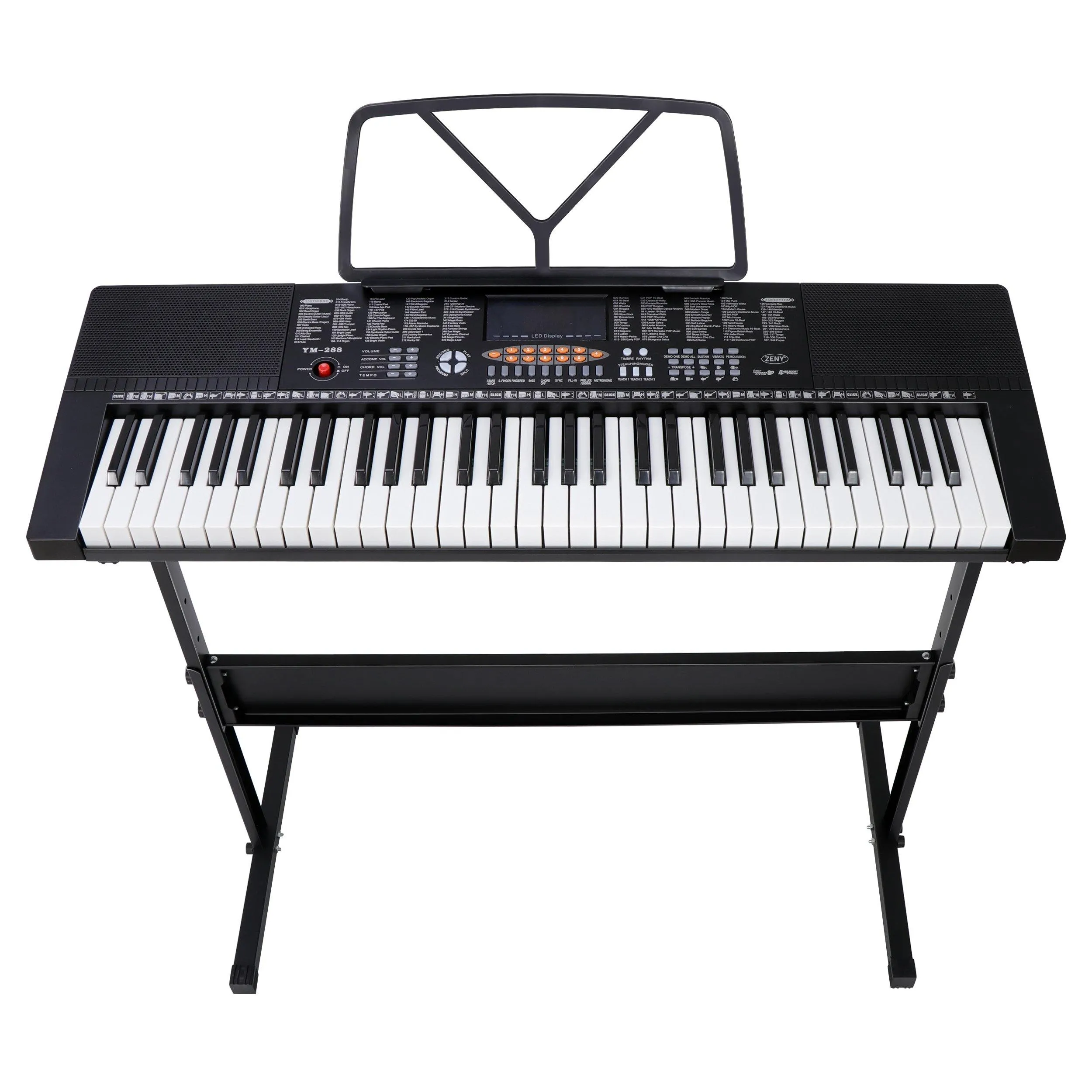 ZENY™ 61-Key Full Size Electronic Keyboard Piano w/Built-in Speakers