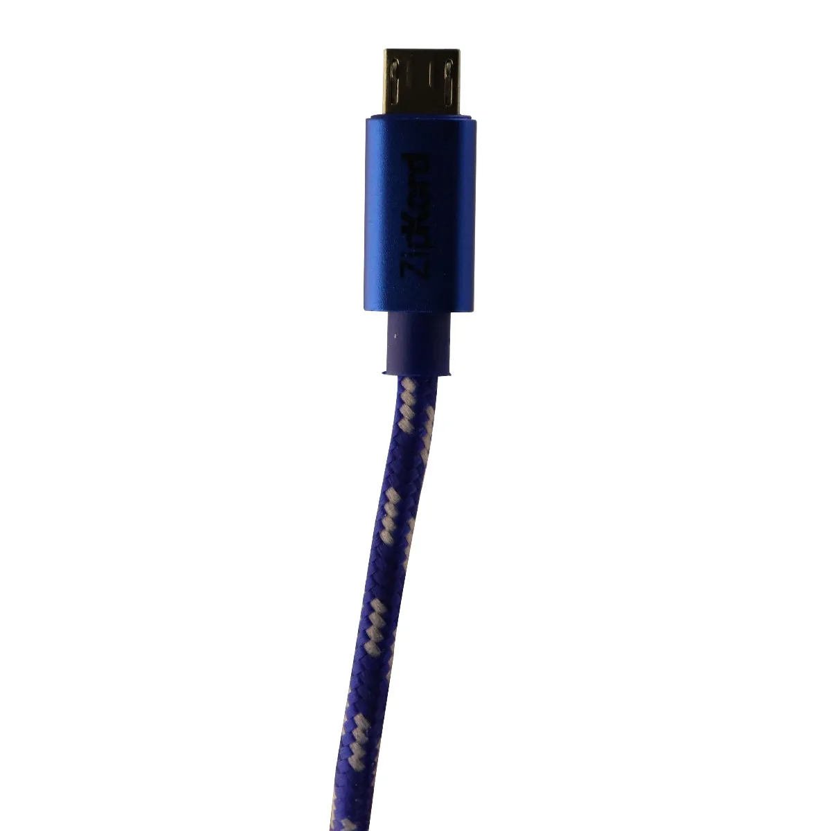 ZipKord (ZKCB5PEBL14) 3Ft Charge & Sync Data Cable for Micro USB Devices - Blue